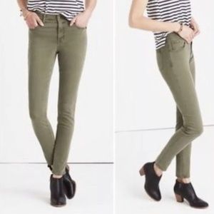 Madewell 9”High Riser Skinny Crop Jeans